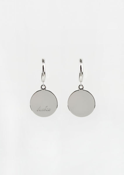 Bell Hoop Earring(circle/silver)